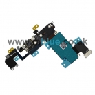 Charging Port and Headphone Jack Flex Cable for iPhone 6S Plus Dark Gray
