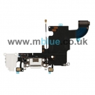 Charging Port and Headphone Jack Flex Cable for iPhone 6S White