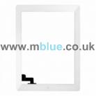 iPad 2nd Gen Digitizer touch screen White with home button and adhesive