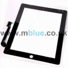iPad 3RD Gen Digitizer touch screen black with home button and adhesive