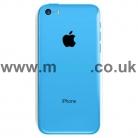 iPhone 5C White Blue Back Cover