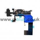 iPhone 5S Headphone Jack& Dock Connector Flex Cable White