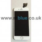 iPhone 6 Complete LCD and Digitizer with White Home Button and Flex in White - Including Front Camera and Speaker unit